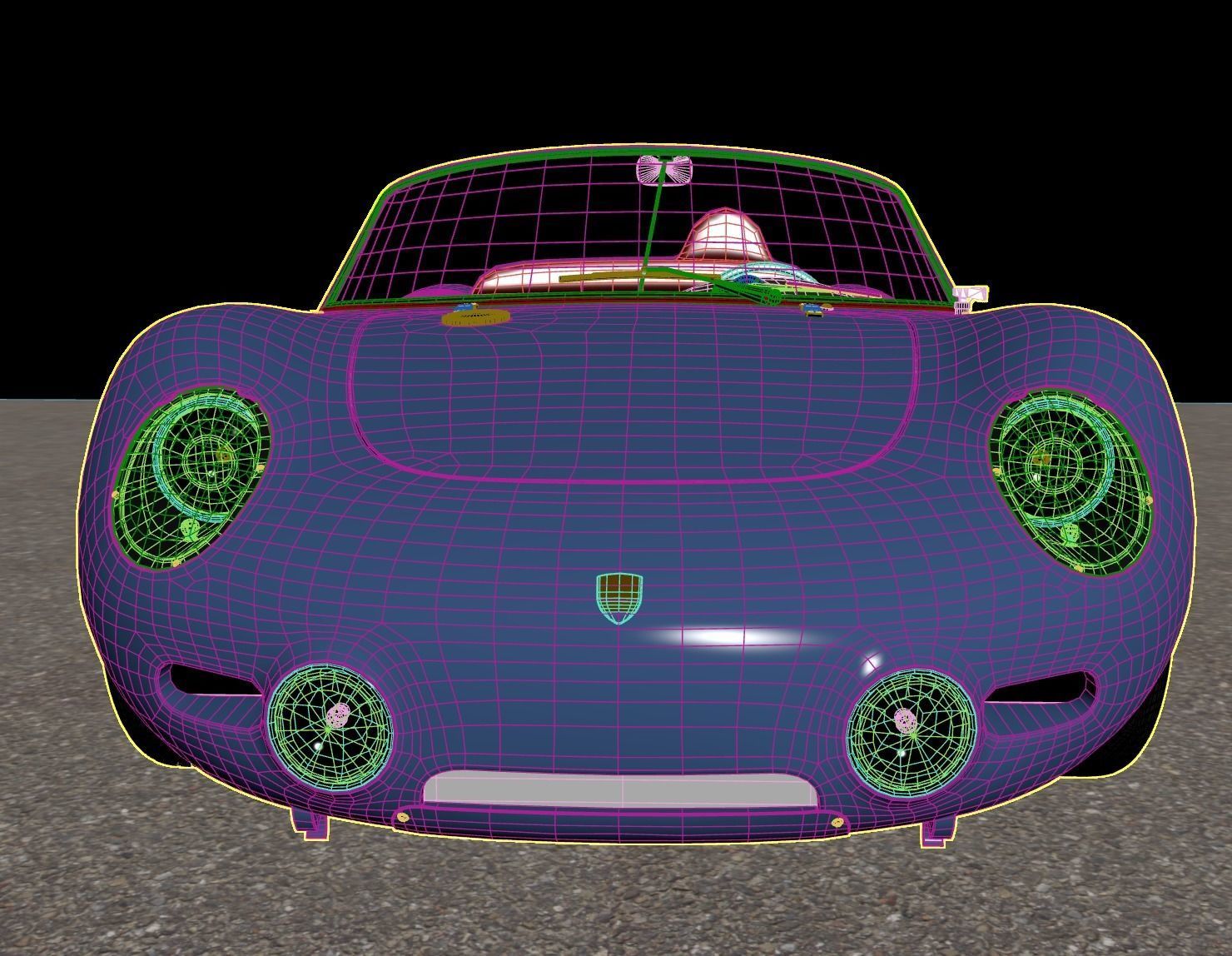 PORSCHE 718 SPYDER RS 3D MODEL 3D model_20