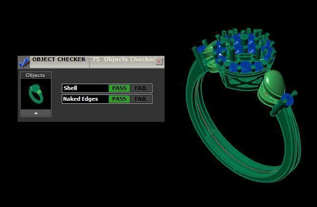 fashion ring for daimonds 3D print model_17