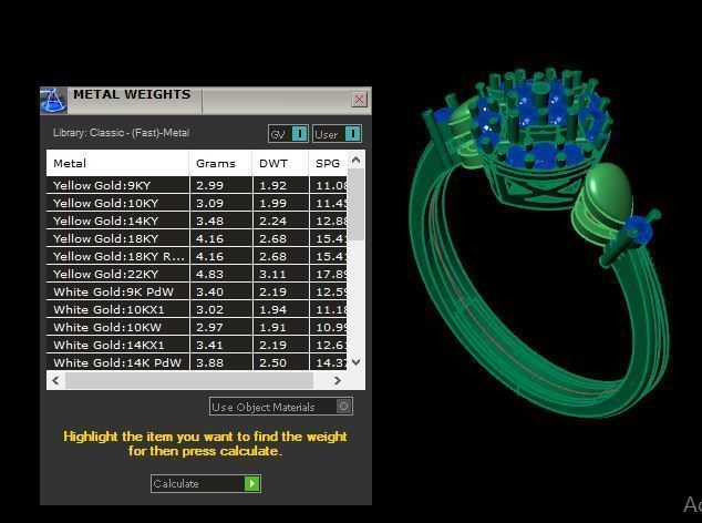 fashion ring for daimonds 3D print model_16