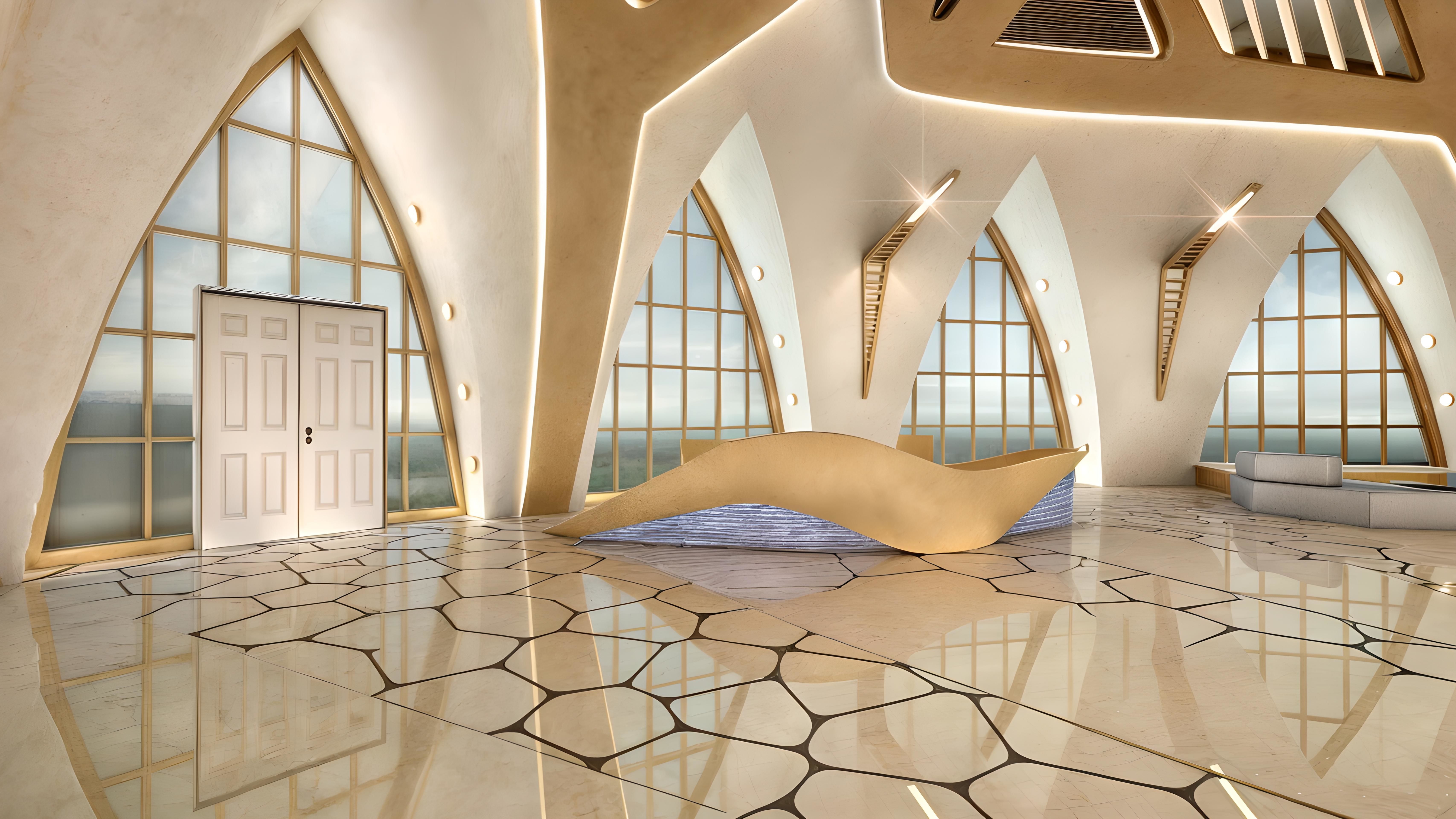  Meeting Center of the Future Low-poly 3D model_1