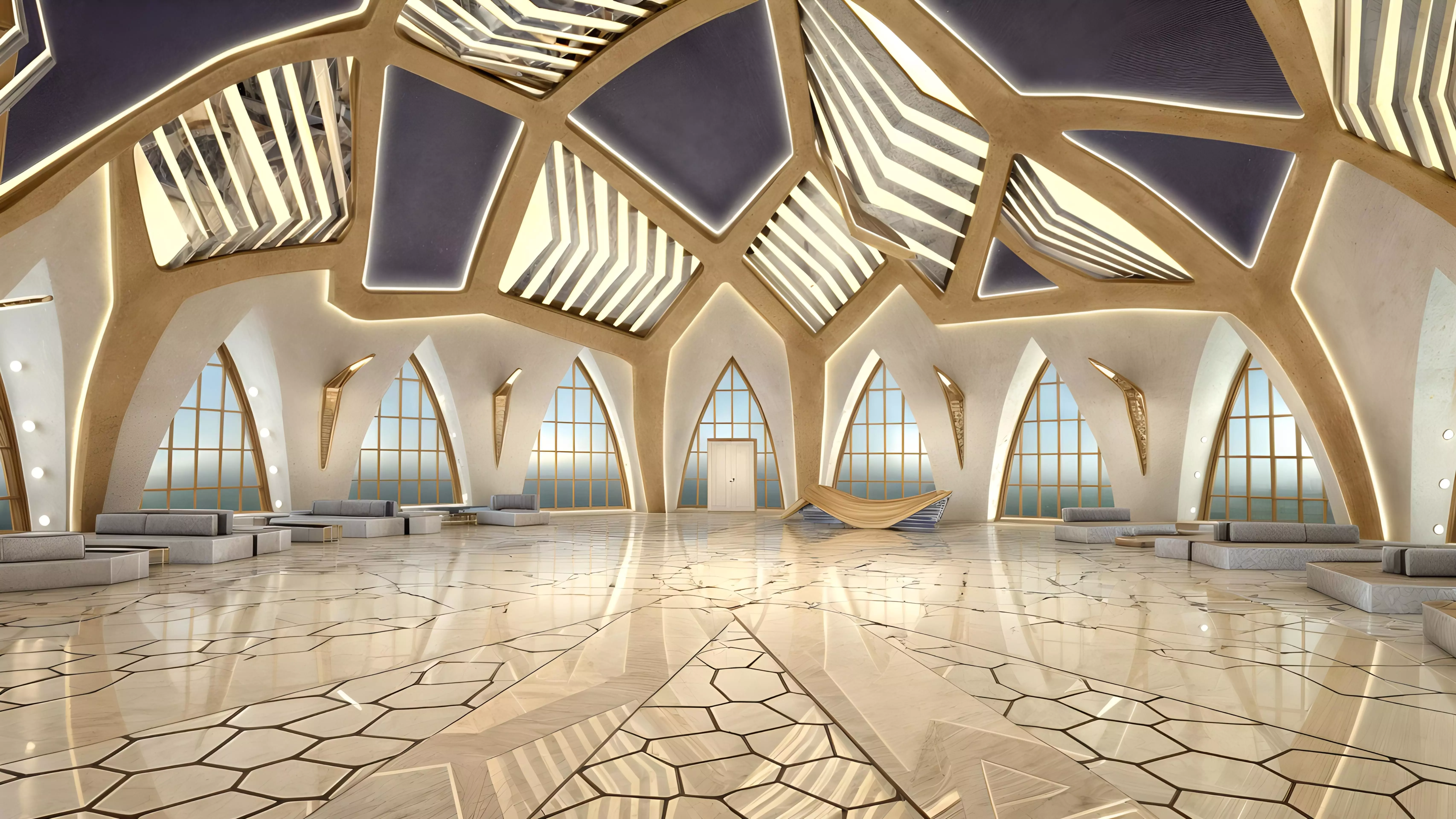  Meeting Center of the Future Low-poly 3D model_0