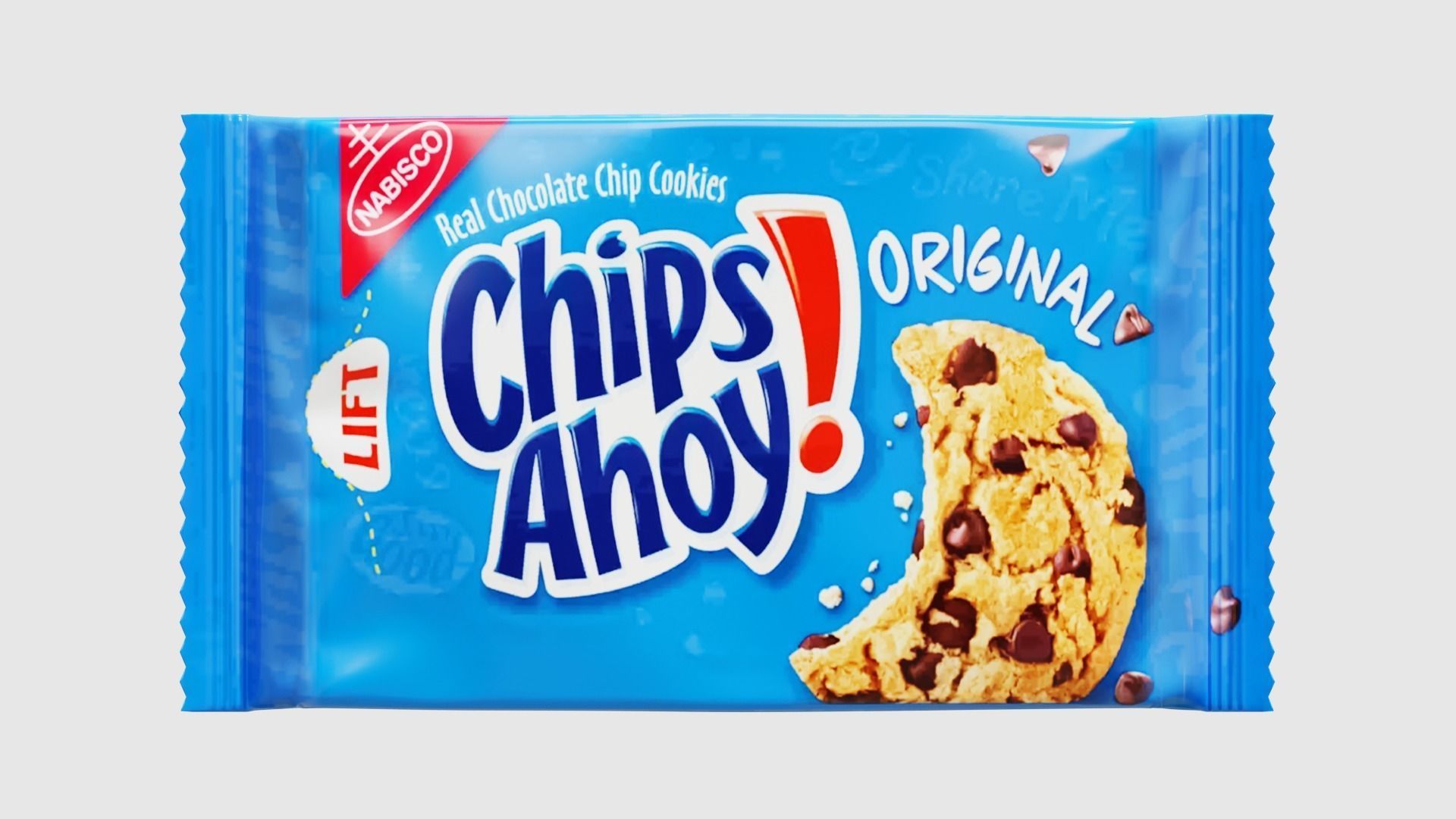 Biscuit wrapper 3D model_2