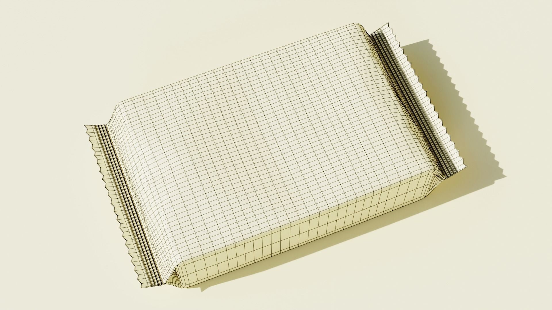 Biscuit wrapper 3D model_4