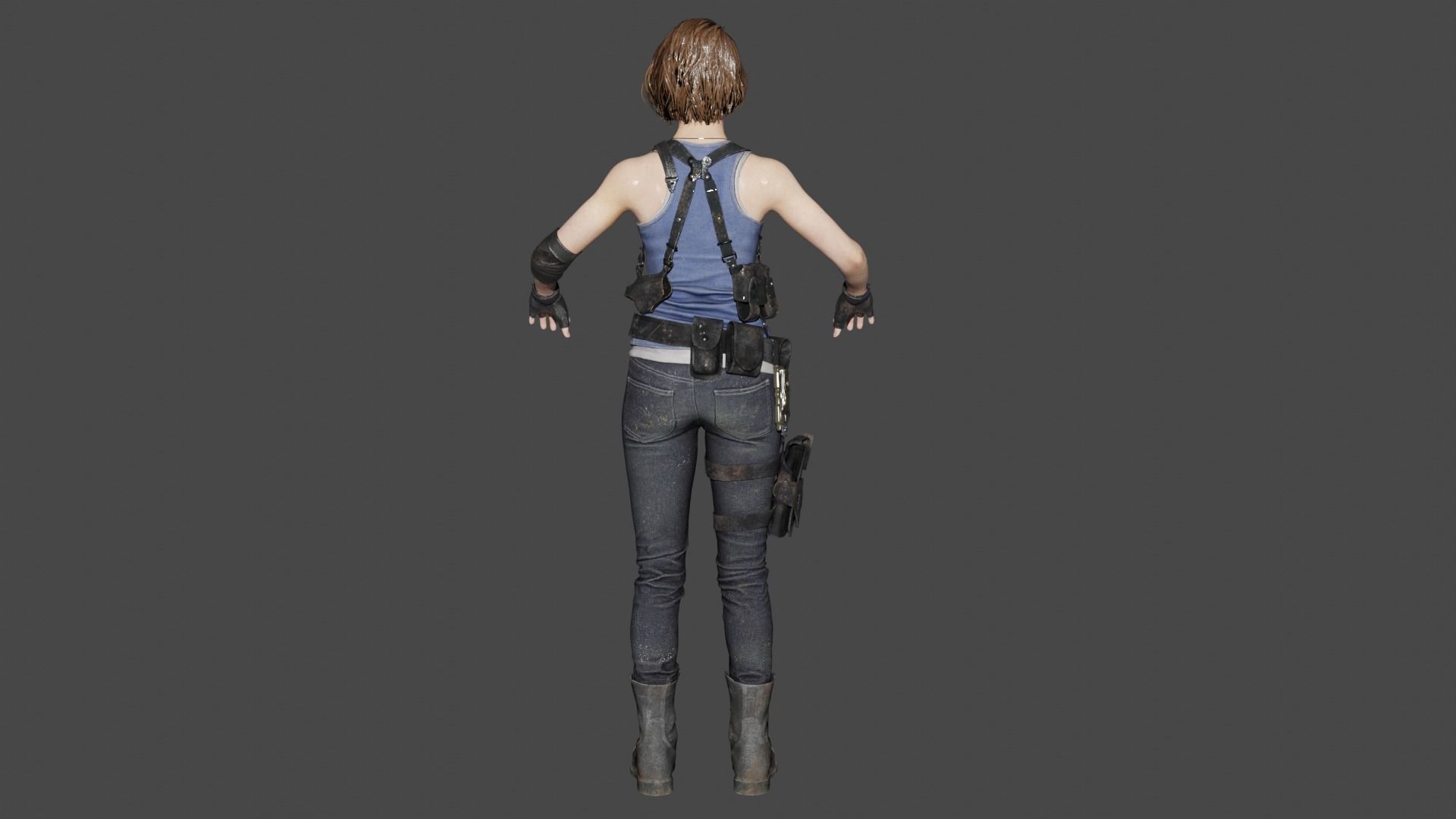 Jill Valentine 3D model_4
