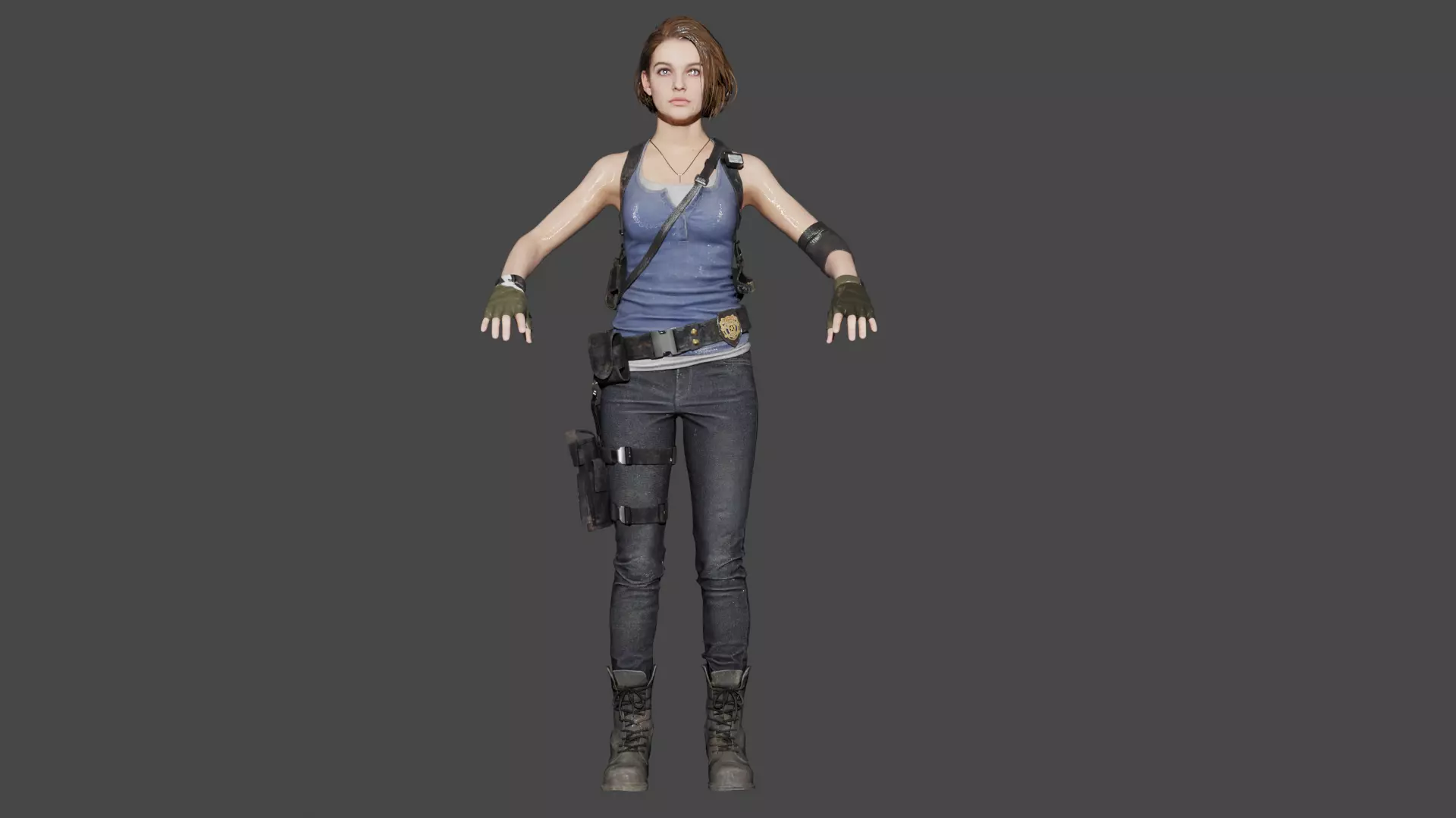 Jill Valentine 3D model_0