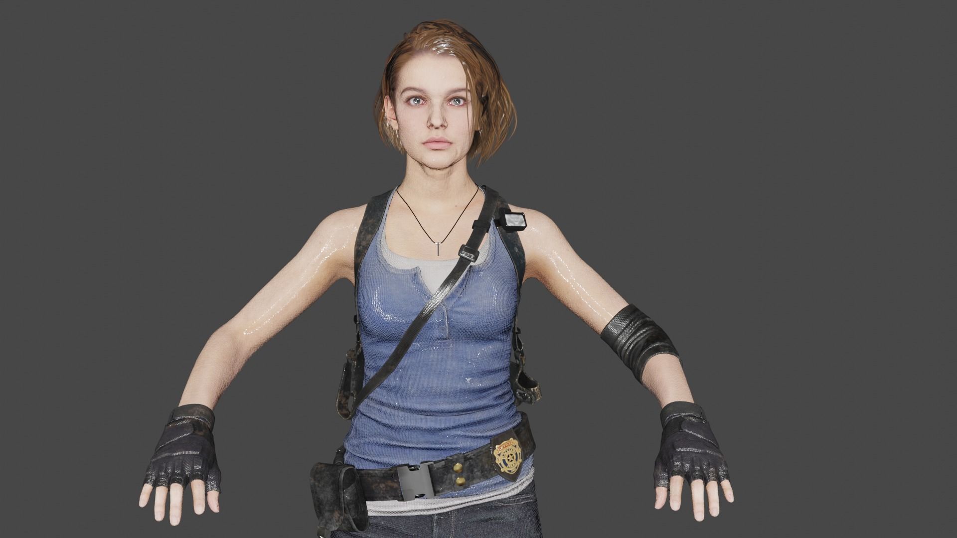 Jill Valentine 3D model_1