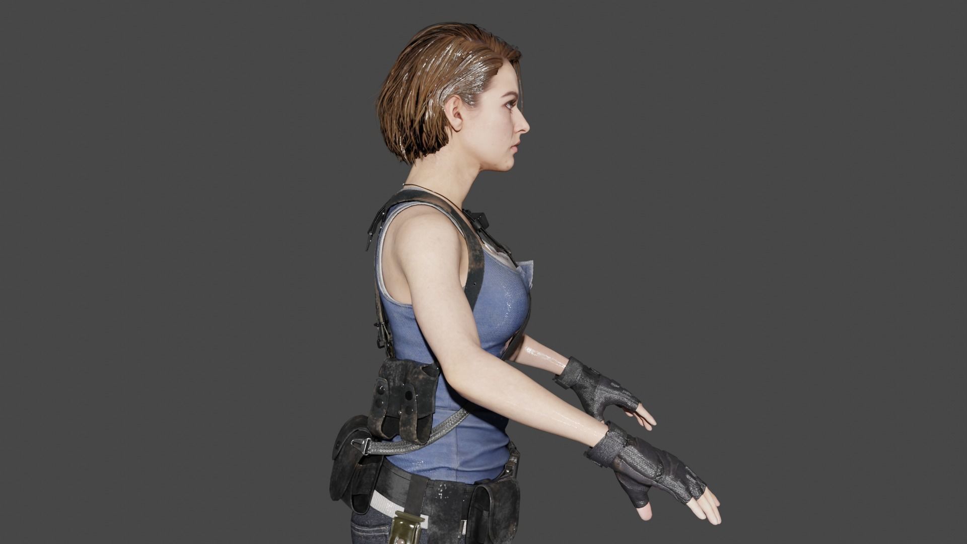 Jill Valentine 3D model_3