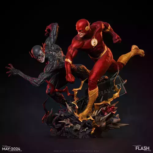 Flash vs BlackFlash - STL READY TO 3D PRINT 3D print model