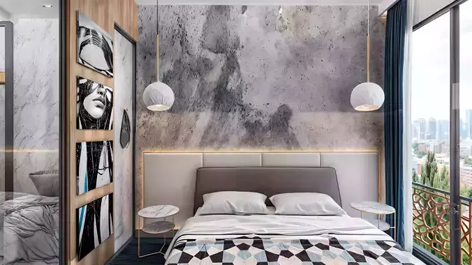 Contemporary and Luxurious Hotel Room Design