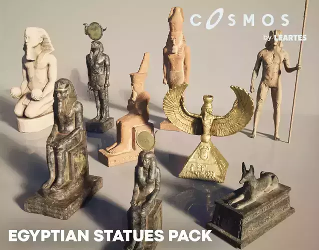 Egyptian Statues Pack