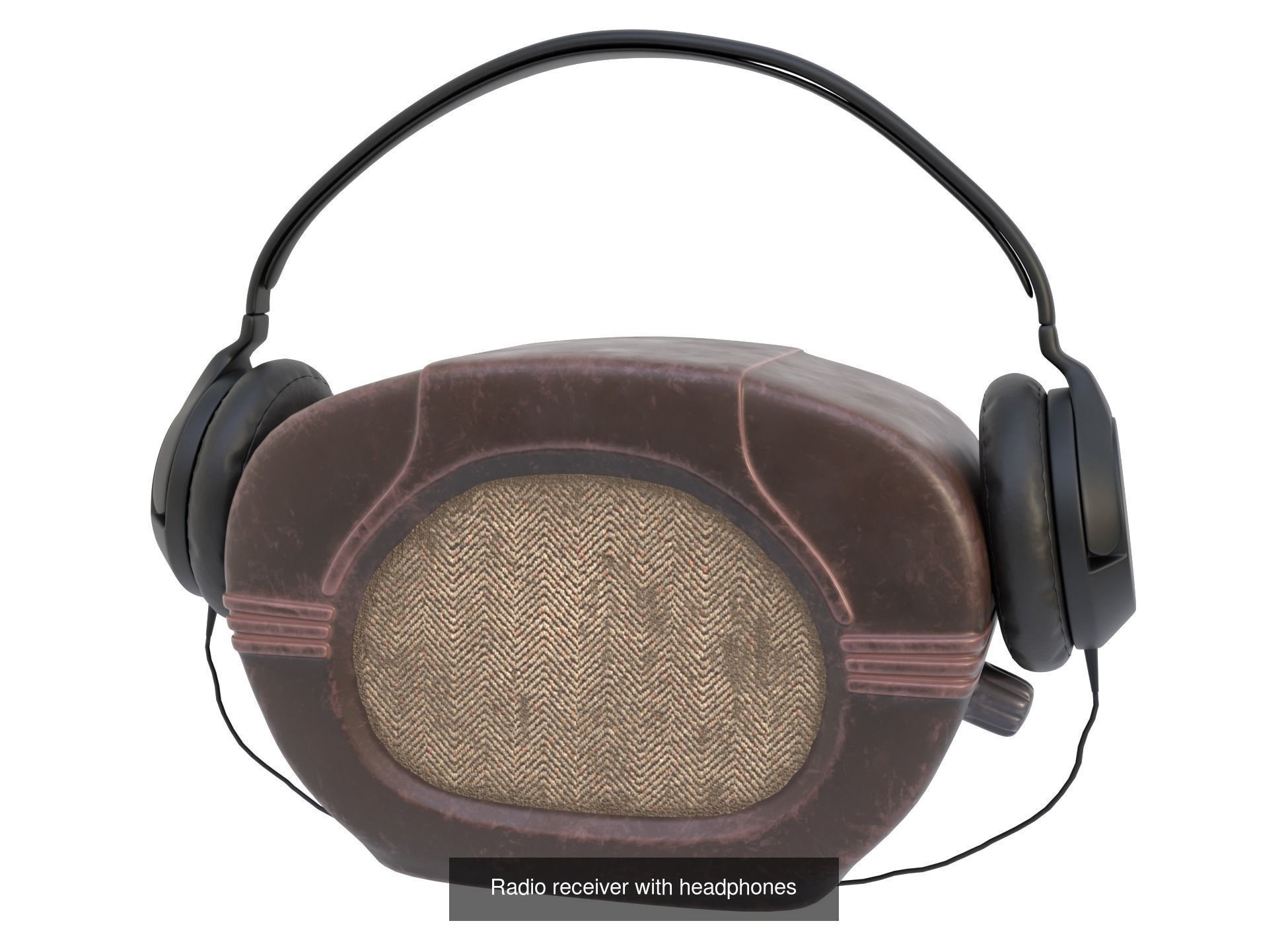 On-air radio studio 3D Model Collection_2