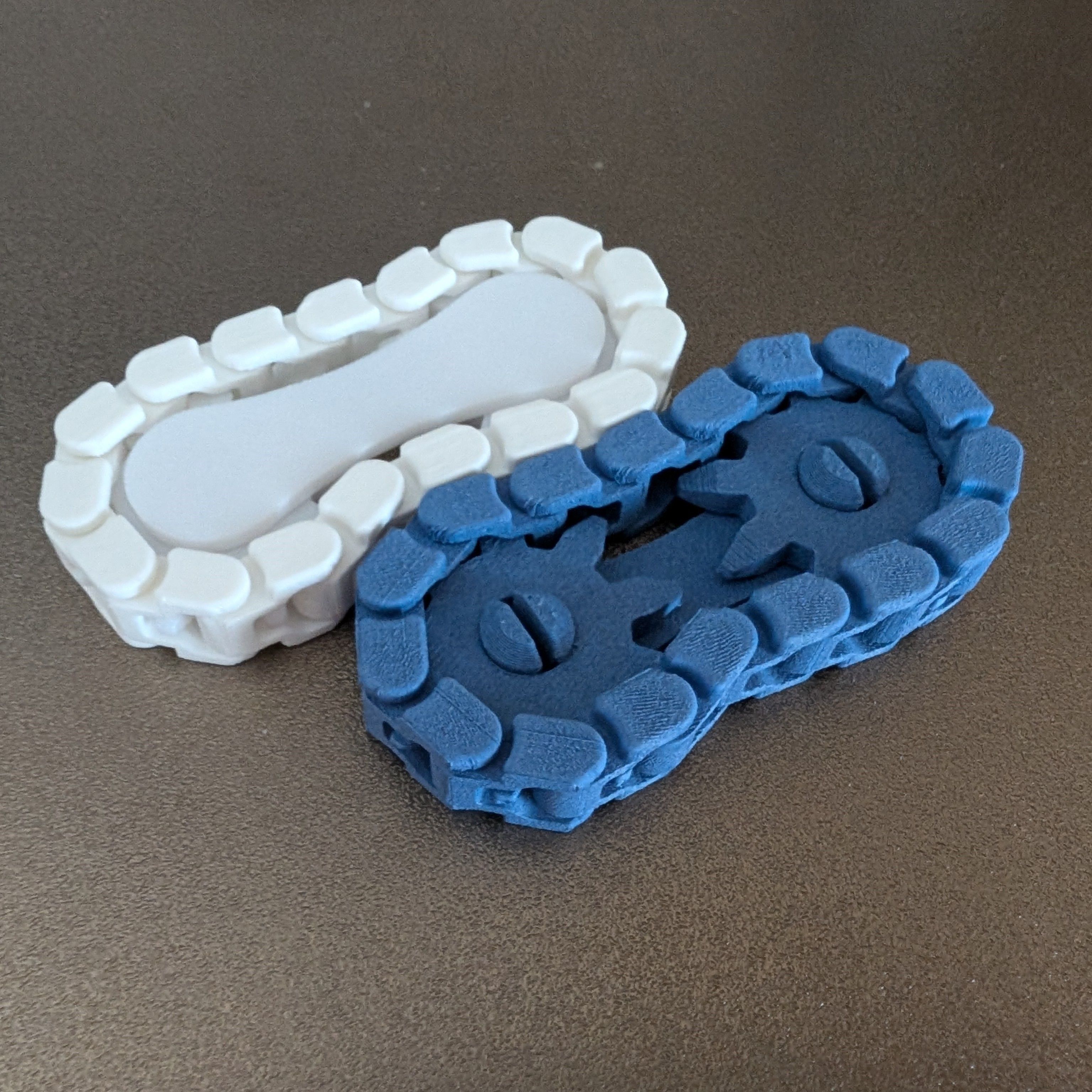 Fidget chain and gear 3D print model_1