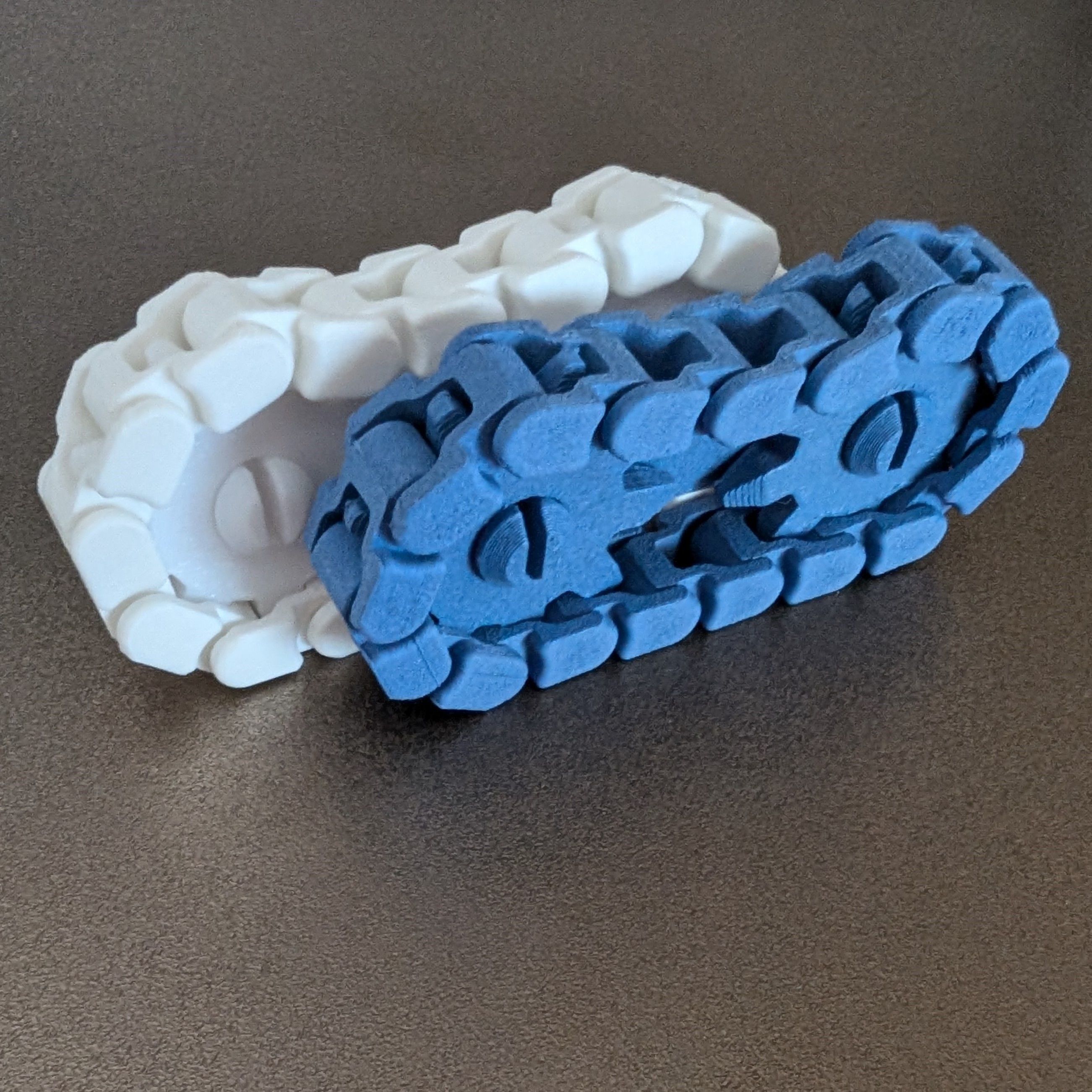 Fidget chain and gear 3D print model_2