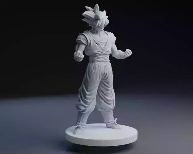 Goku Sculture