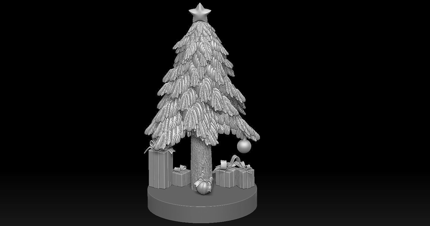 Christmas trees and related items 3D Print Model Free 3D print model_11