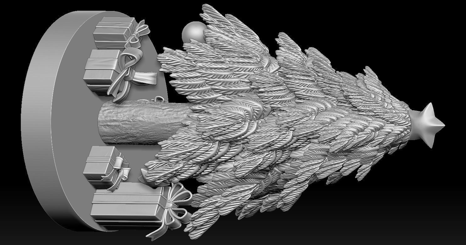 Christmas trees and related items 3D Print Model Free 3D print model_30