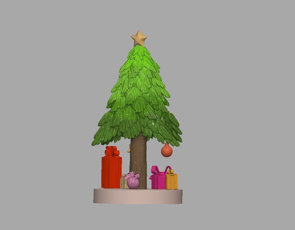 Christmas trees and related items 3D Print Model Free 3D print model_2