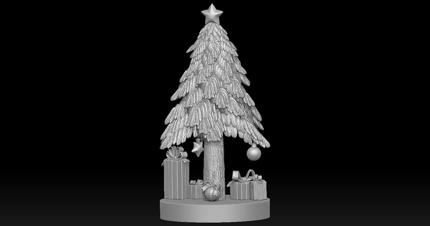 Christmas trees and related items 3D Print Model Free 3D print model_29