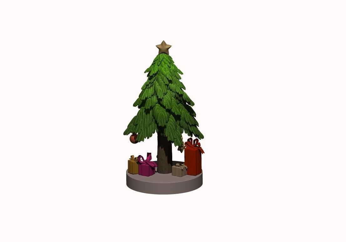 Christmas trees and related items 3D Print Model Free 3D print model_18