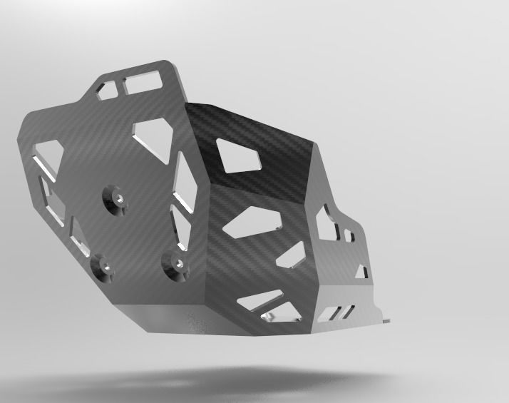 PARAMOTORE SW-MOTECH YAMAHA TENERE 700 T7 ENGINEGUARD  3D model_10