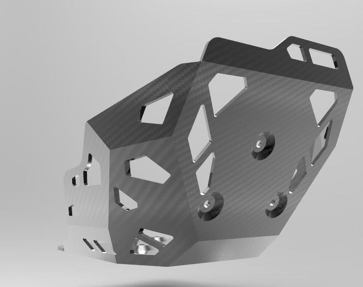 PARAMOTORE SW-MOTECH YAMAHA TENERE 700 T7 ENGINEGUARD  3D model_9