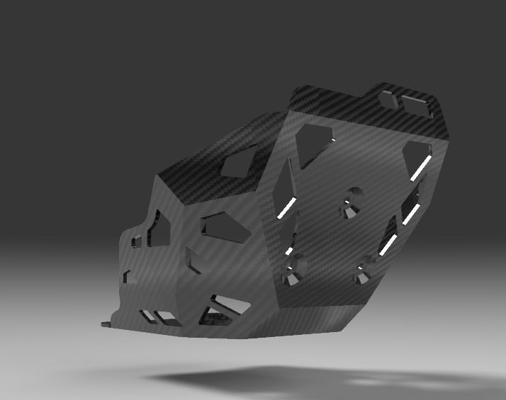 PARAMOTORE SW-MOTECH YAMAHA TENERE 700 T7 ENGINEGUARD  3D model_13