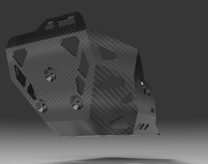 PARAMOTORE SW-MOTECH YAMAHA TENERE 700 T7 ENGINEGUARD  3D model_14