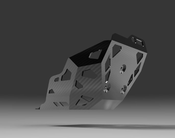 PARAMOTORE SW-MOTECH YAMAHA TENERE 700 T7 ENGINEGUARD  3D model_12