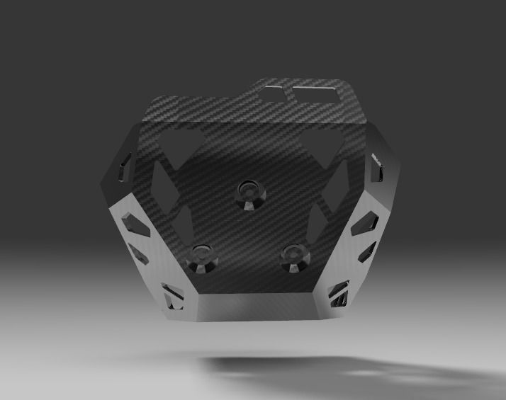 PARAMOTORE SW-MOTECH YAMAHA TENERE 700 T7 ENGINEGUARD  3D model_11