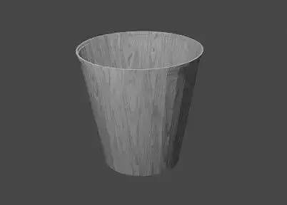 Realistic Trash Bin Design