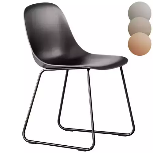 Fiber Side Chair Sled Base by Muuto