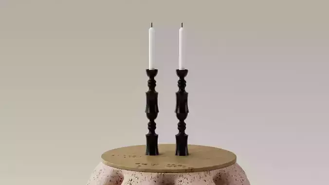 PORTA VELAS - CANDELABRO 3D print model