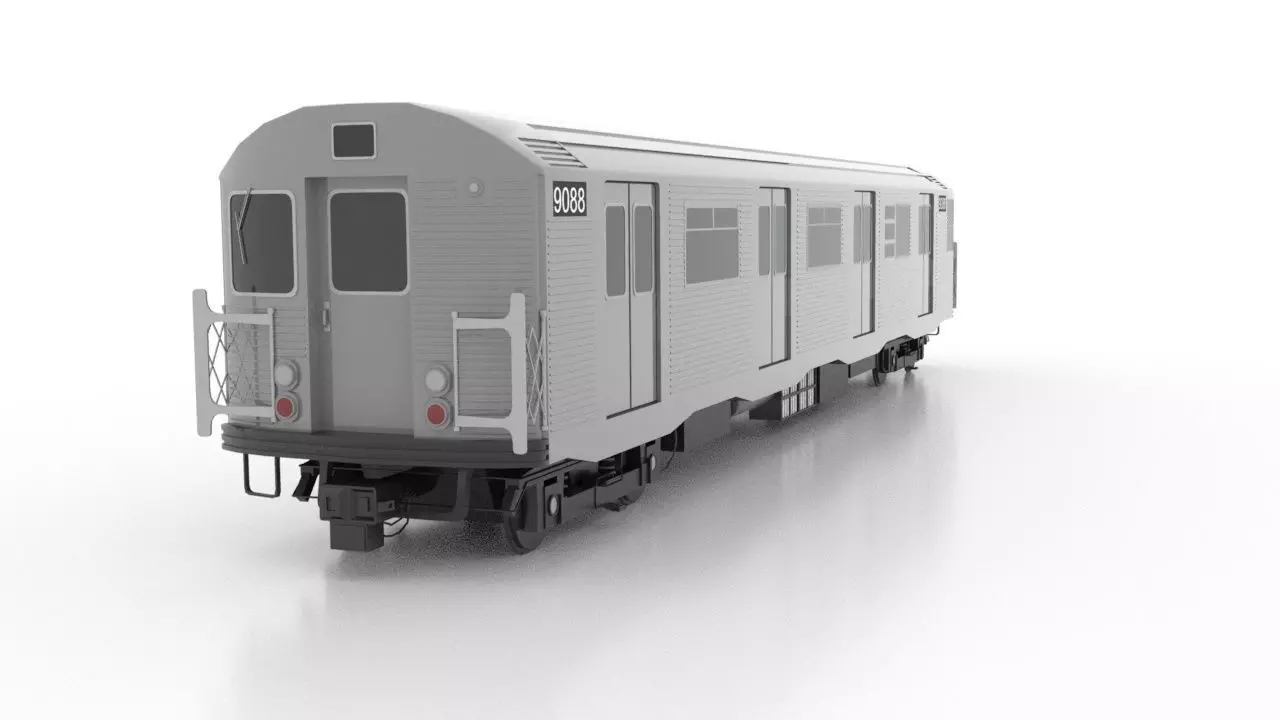 Budd R32 1964 Low Low-poly 3D model