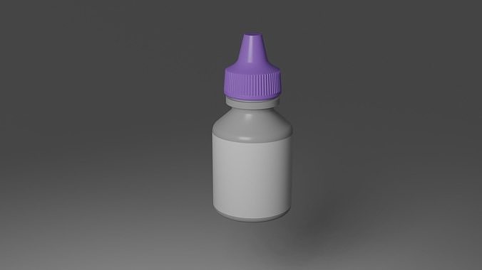 Eye Drop Free 3D model