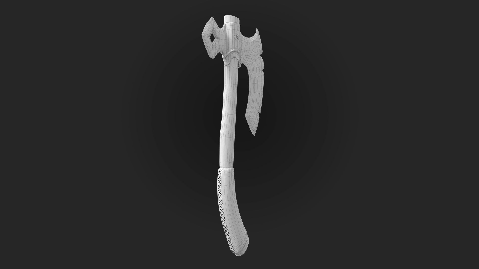 Axes 3d model and texture Low-poly 3D model_19