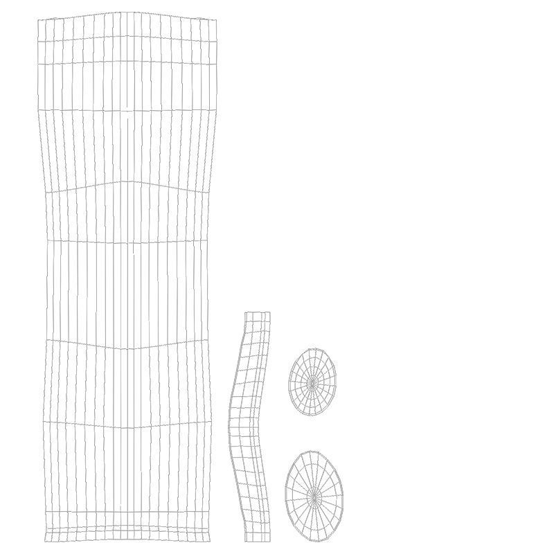 Axes 3d model and texture Low-poly 3D model_24