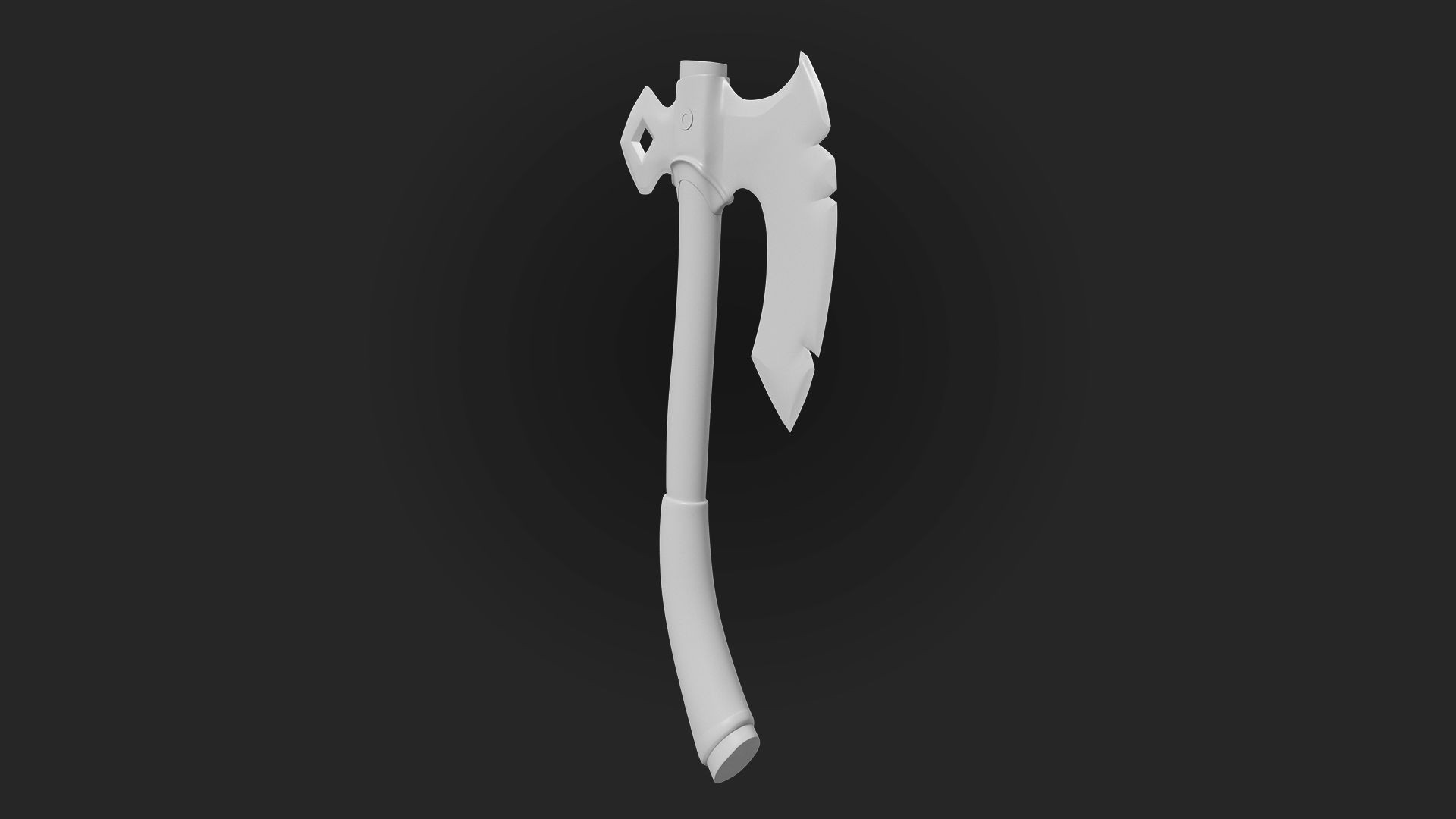 Axes 3d model and texture Low-poly 3D model_14