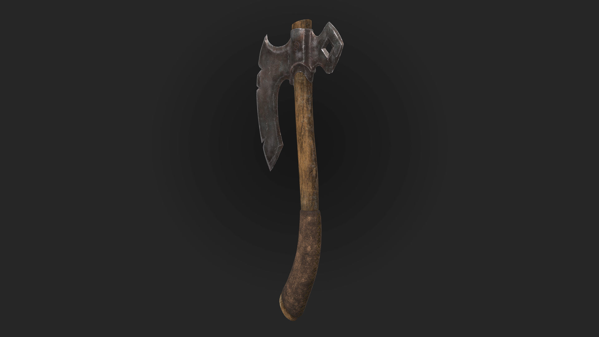 Axes 3d model and texture Low-poly 3D model_5