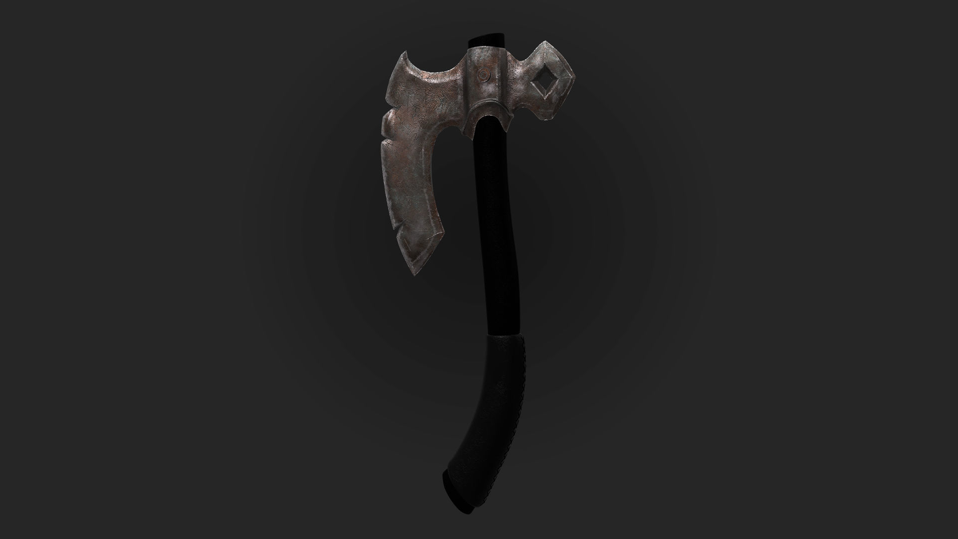 Axes 3d model and texture Low-poly 3D model_10