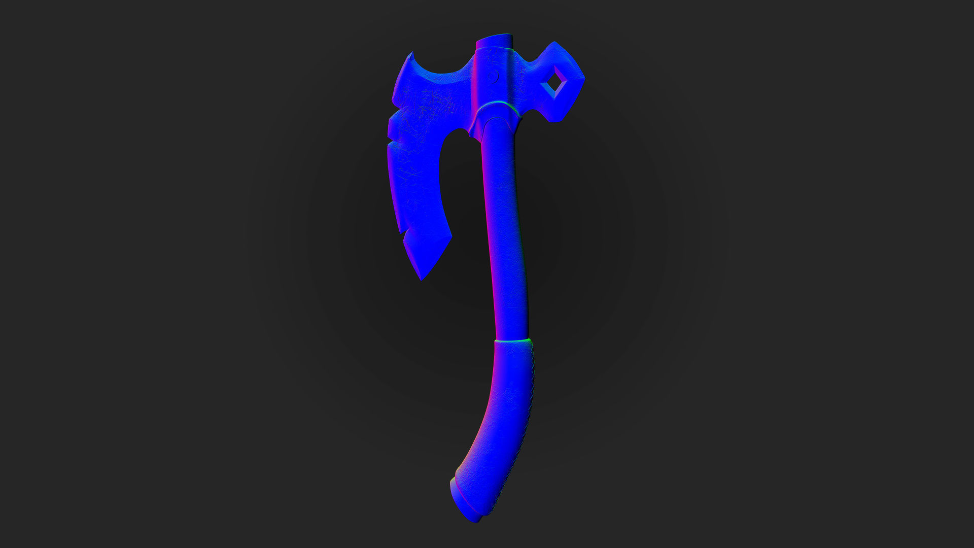 Axes 3d model and texture Low-poly 3D model_8