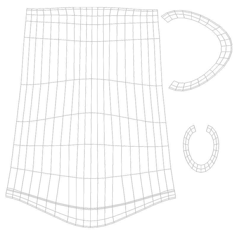 Axes 3d model and texture Low-poly 3D model_23