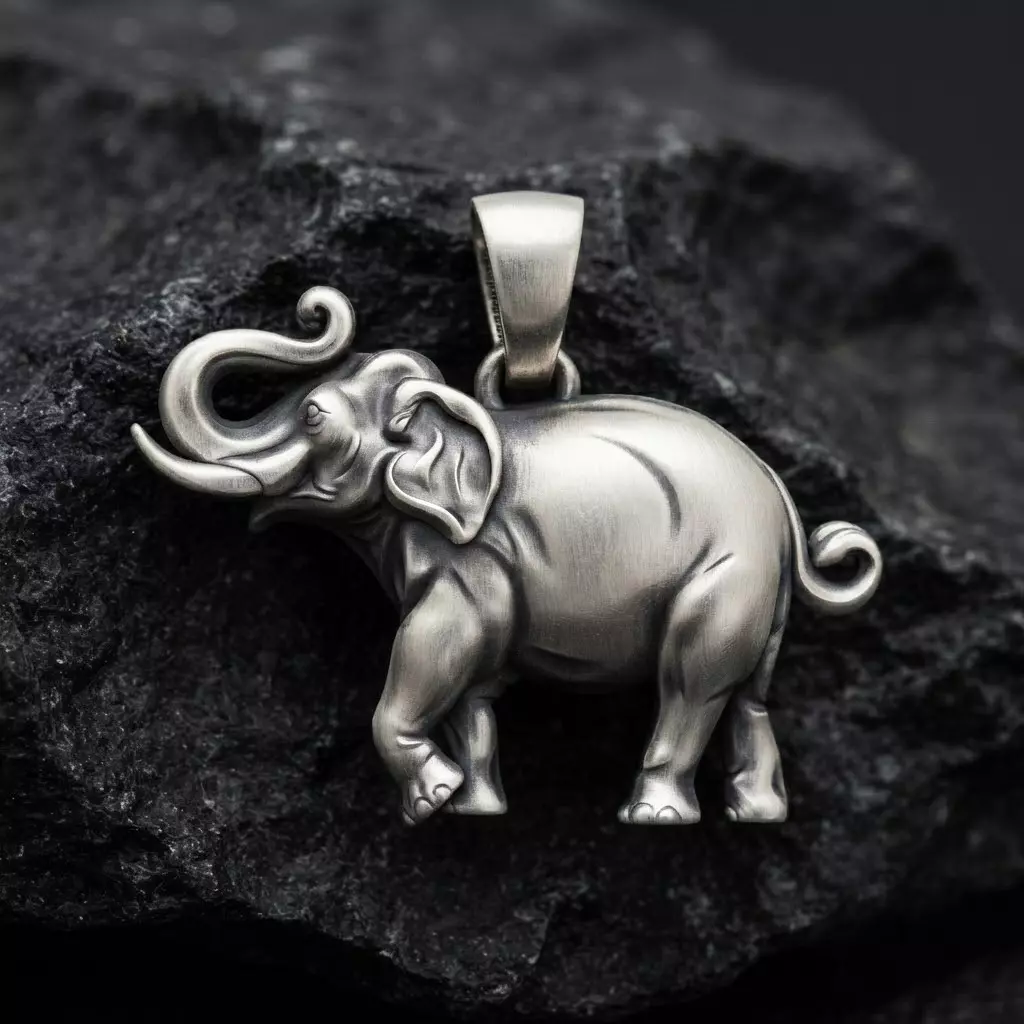 Elephant Pendant 3D print model