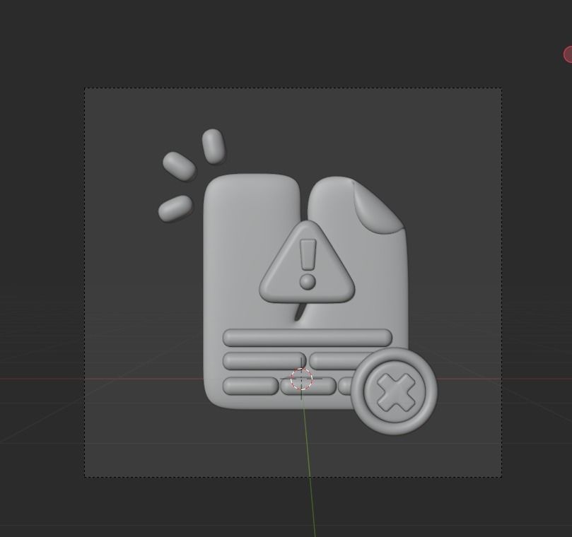 Empty State 3d Illustration  Icon Pack 3D model_85