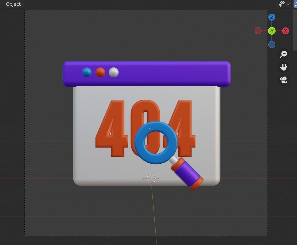 Empty State 3d Illustration  Icon Pack 3D model_10