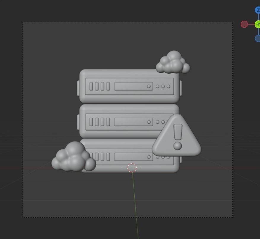 Empty State 3d Illustration  Icon Pack 3D model_87