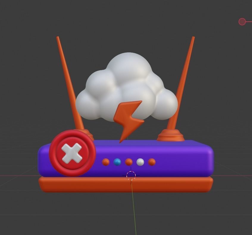 Empty State 3d Illustration  Icon Pack 3D model_38