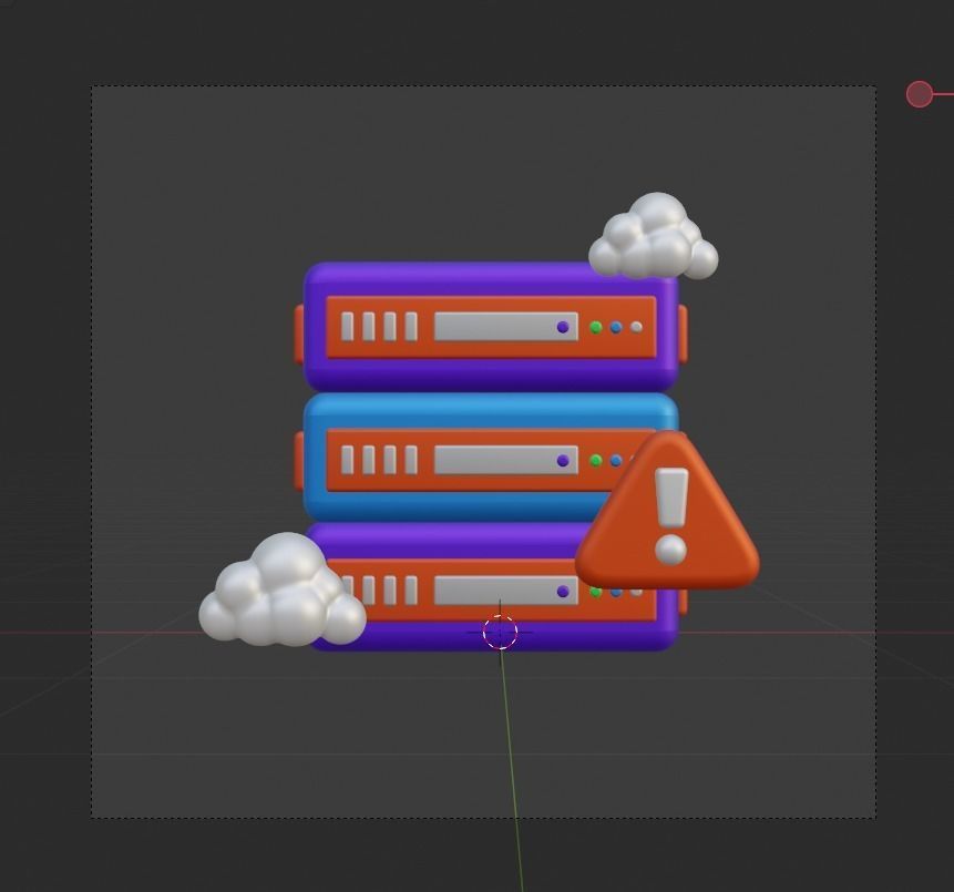 Empty State 3d Illustration  Icon Pack 3D model_88