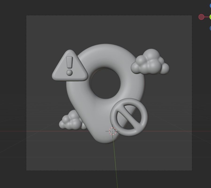 Empty State 3d Illustration  Icon Pack 3D model_31