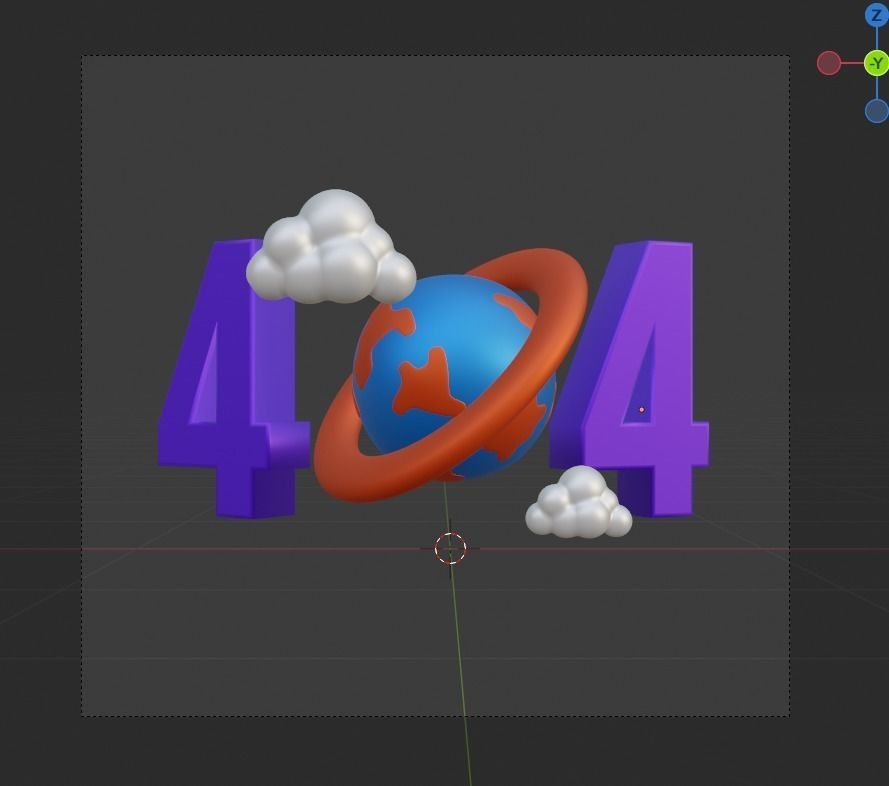 Empty State 3d Illustration  Icon Pack 3D model_12