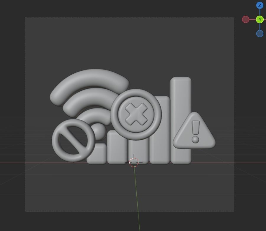 Empty State 3d Illustration  Icon Pack 3D model_62